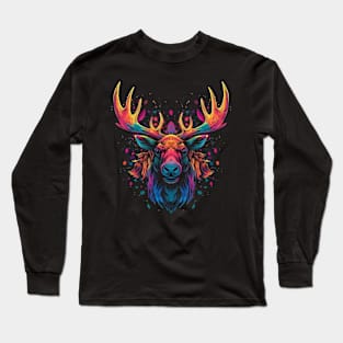 Moose Halloween Long Sleeve T-Shirt